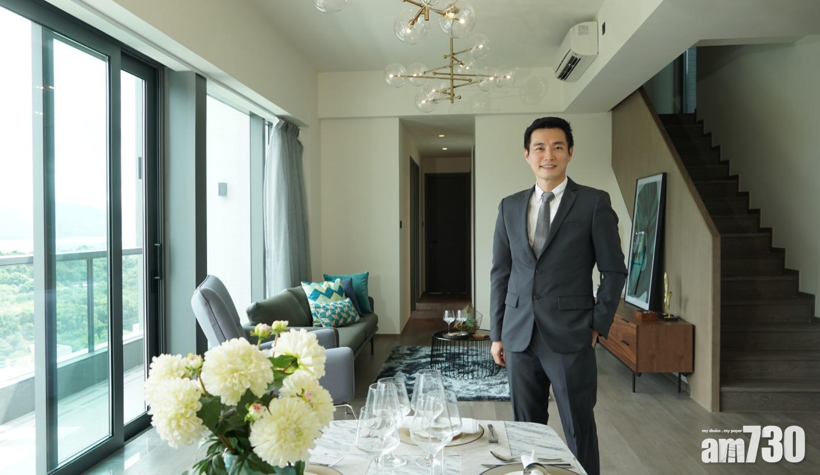 萬科香港執行董事周銘禧稱短期內向公眾開放Sky Le Pont及Garden Duplex現樓全新示範單位。