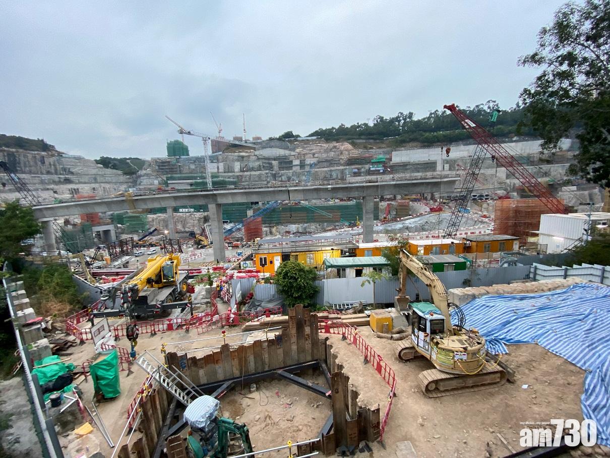 將藍隧道地盤再出現爆發。(資料圖片)