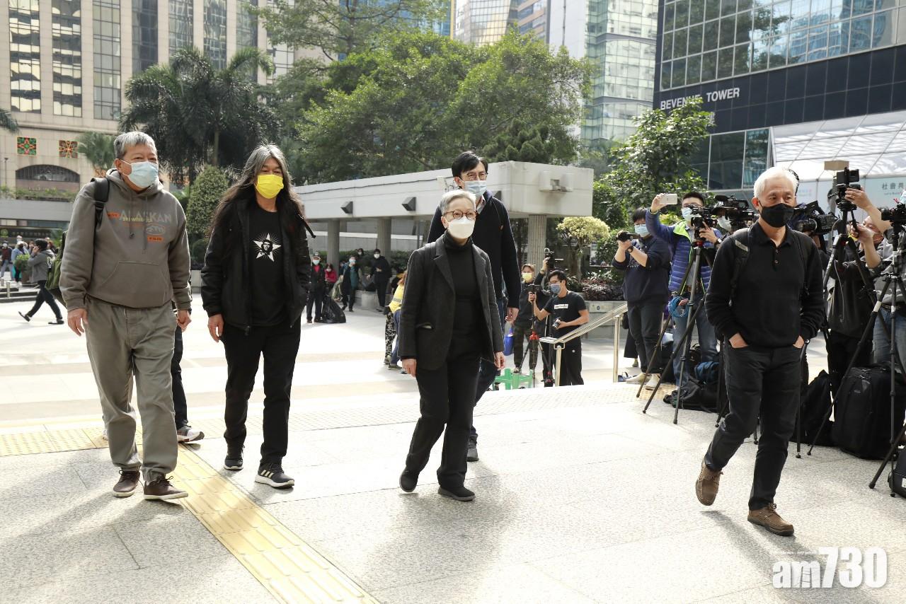 黎智英等8人涉非法集結,下月16日開審,為期10天。(林俊源攝)