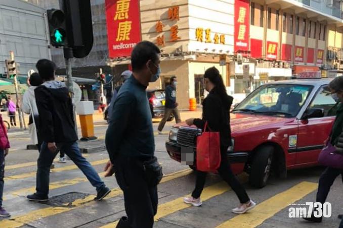 深水埗昨有的士涉違例從南昌街左轉大埔道。(網民「Sybil Chshku」@FB群組「深水埗街坊會」)