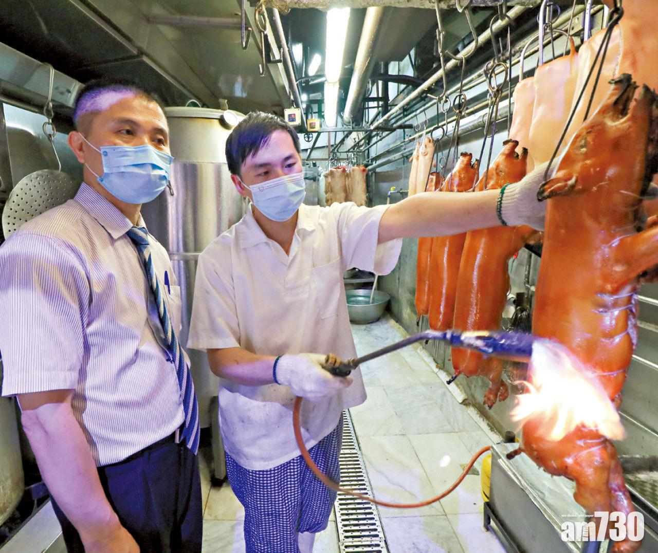 「有米乳香豬」是店家最受歡迎的菜式之一。(林俊源攝)