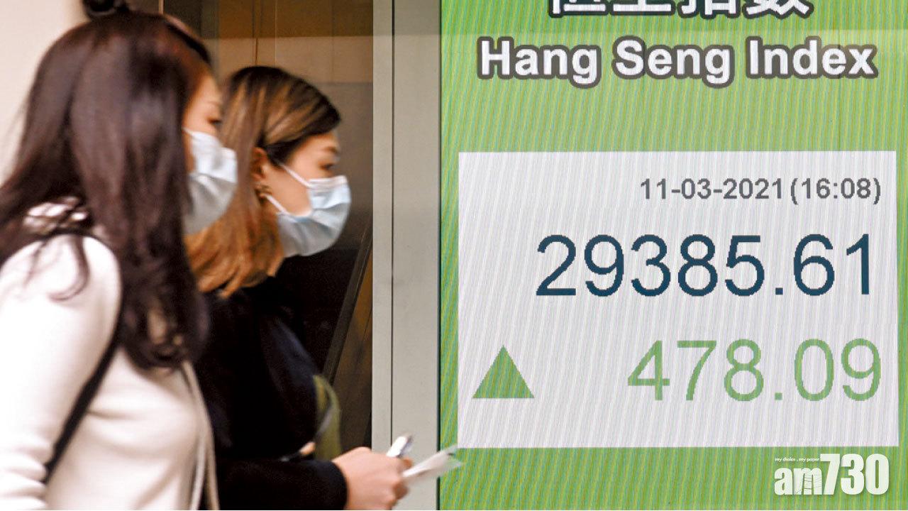 港股連升3個交易日。 (中新社)