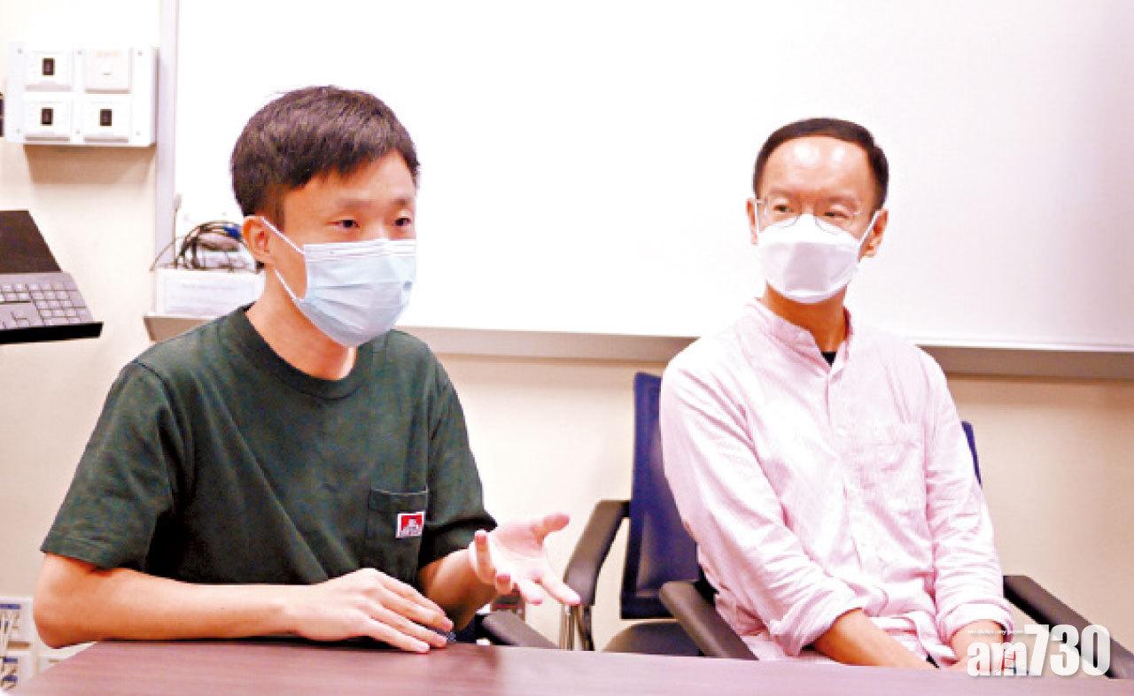 患者家屬阿東(左)和Ken(右)表示組織家庭前會先做基因檢測,確定自己沒有遺傳亨廷頓舞蹈症。