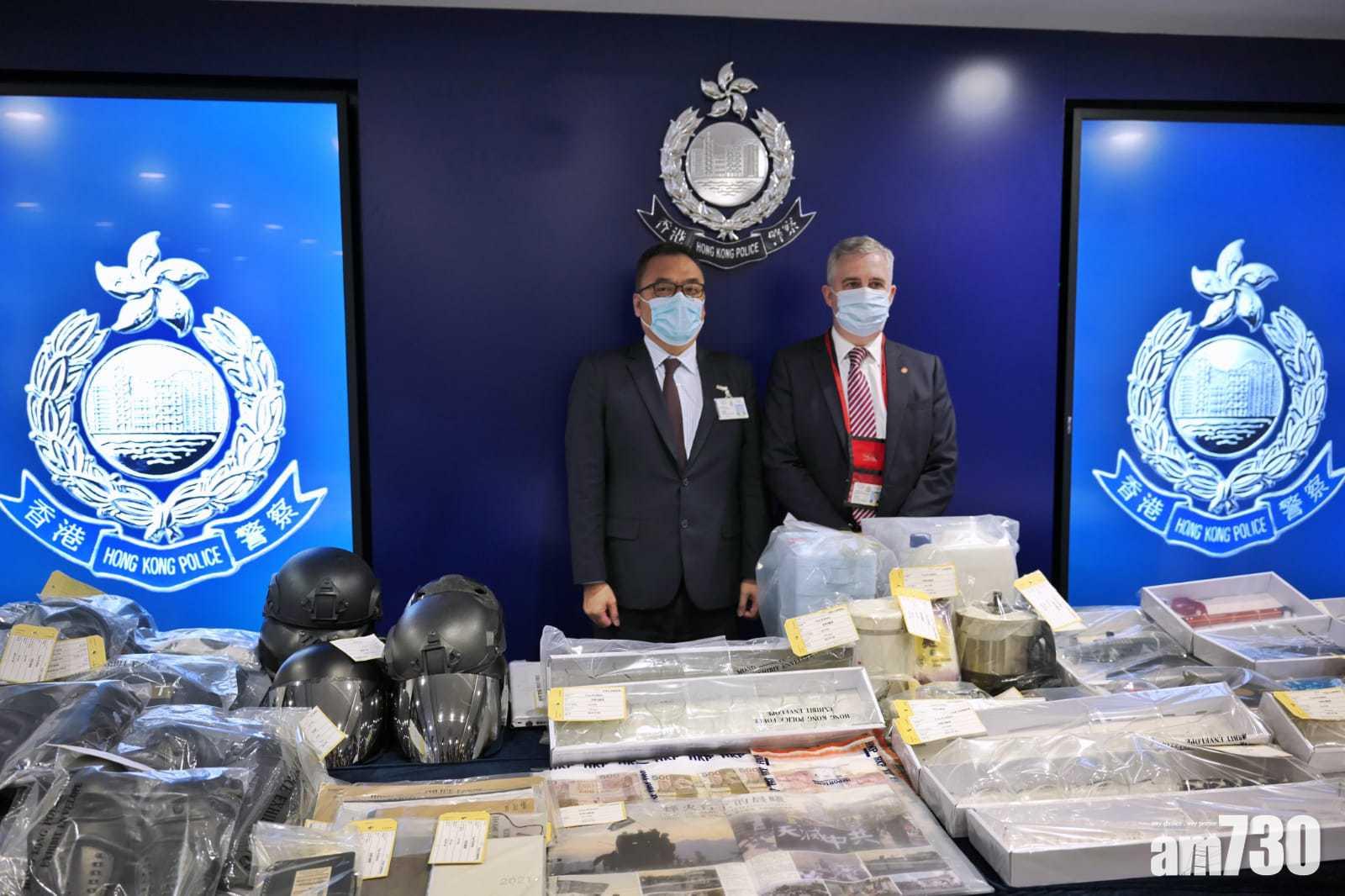 警務處國家安全處交代案件。(莊振邦攝)