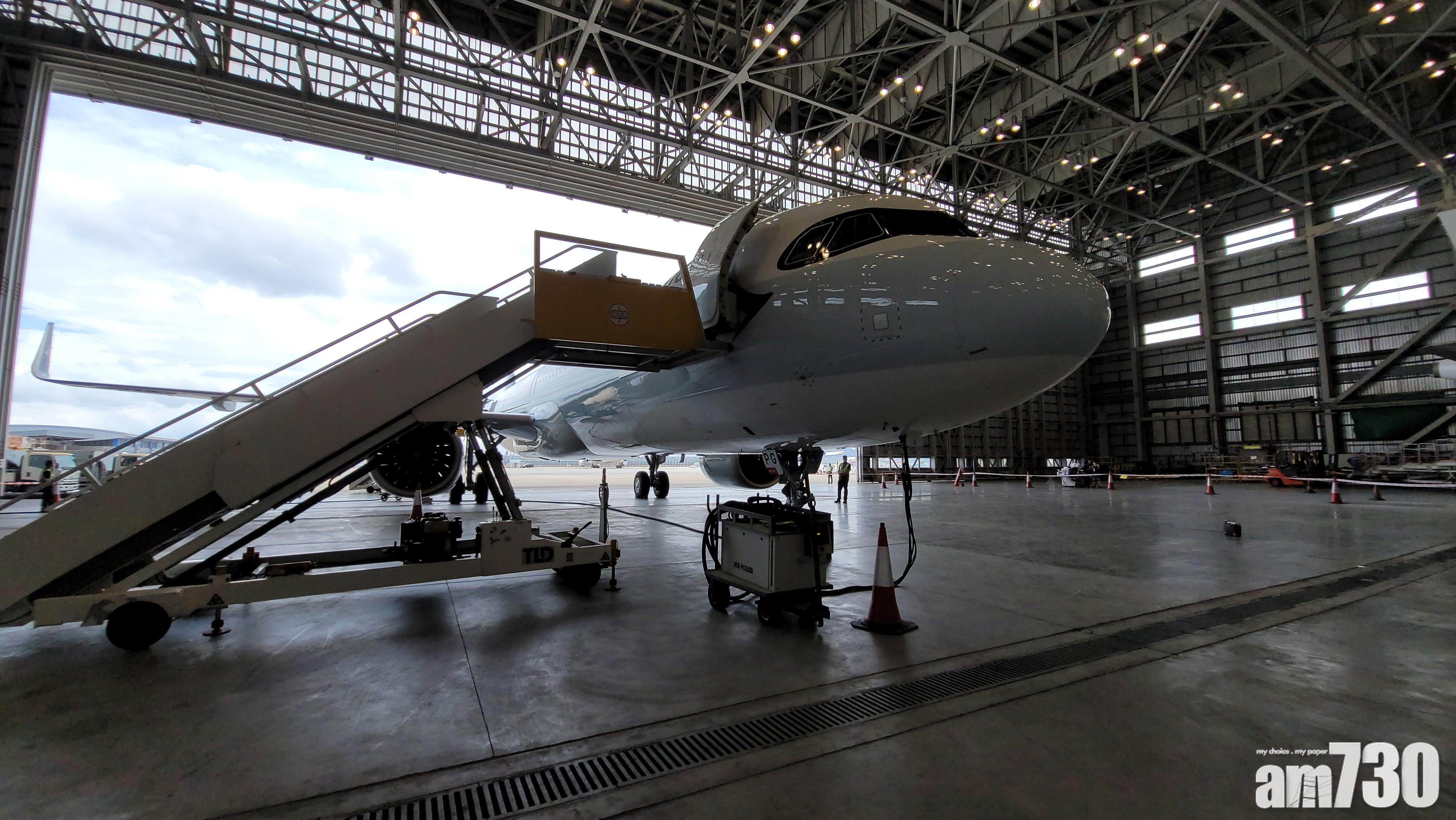 國泰最新空中巴士A321neo明首航 營運往內地及台灣航線 (徐炯晞攝)