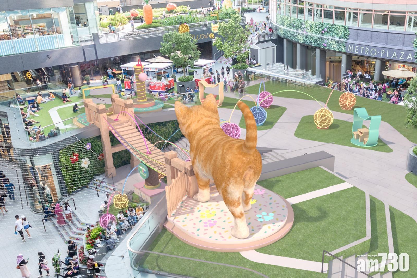 空中花園有16米長的「喵之秋橋」,展現其迷人貓姿行Cat Walk