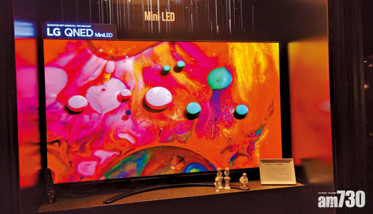 QNED91 4K電視,65吋售價為34,080港元。(廖俊斌攝)