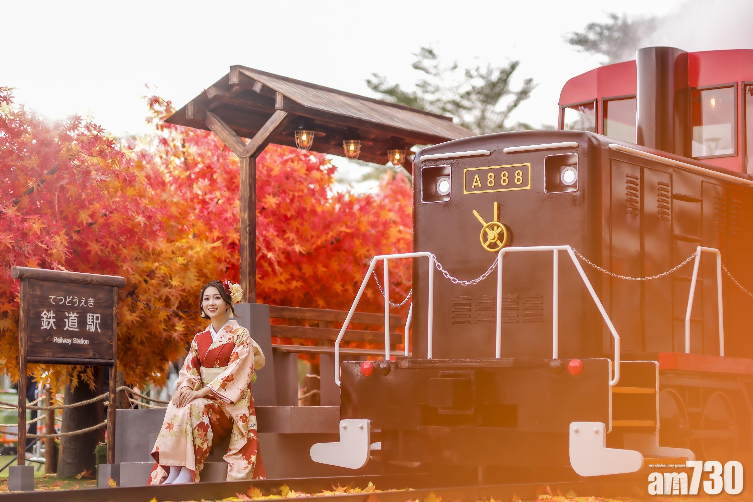 充滿日本特色的鉄道駅。
