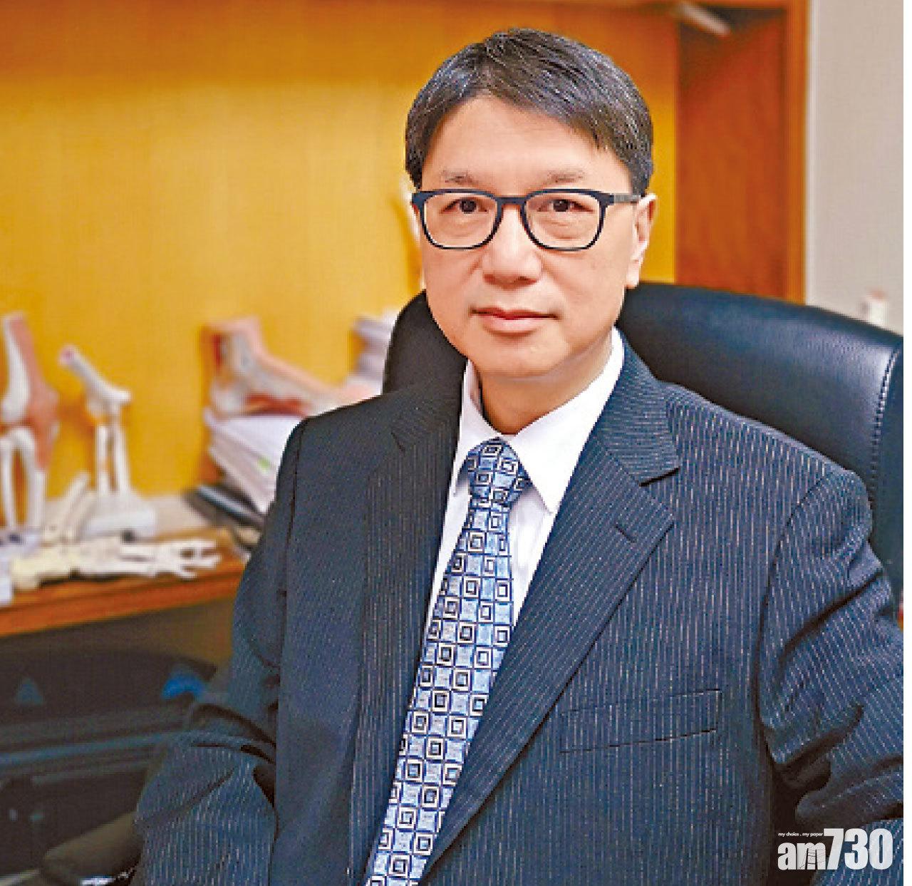 林自強指年輕人也可患上退化性關節炎,應留意膝痛、出現聲響等徵狀。