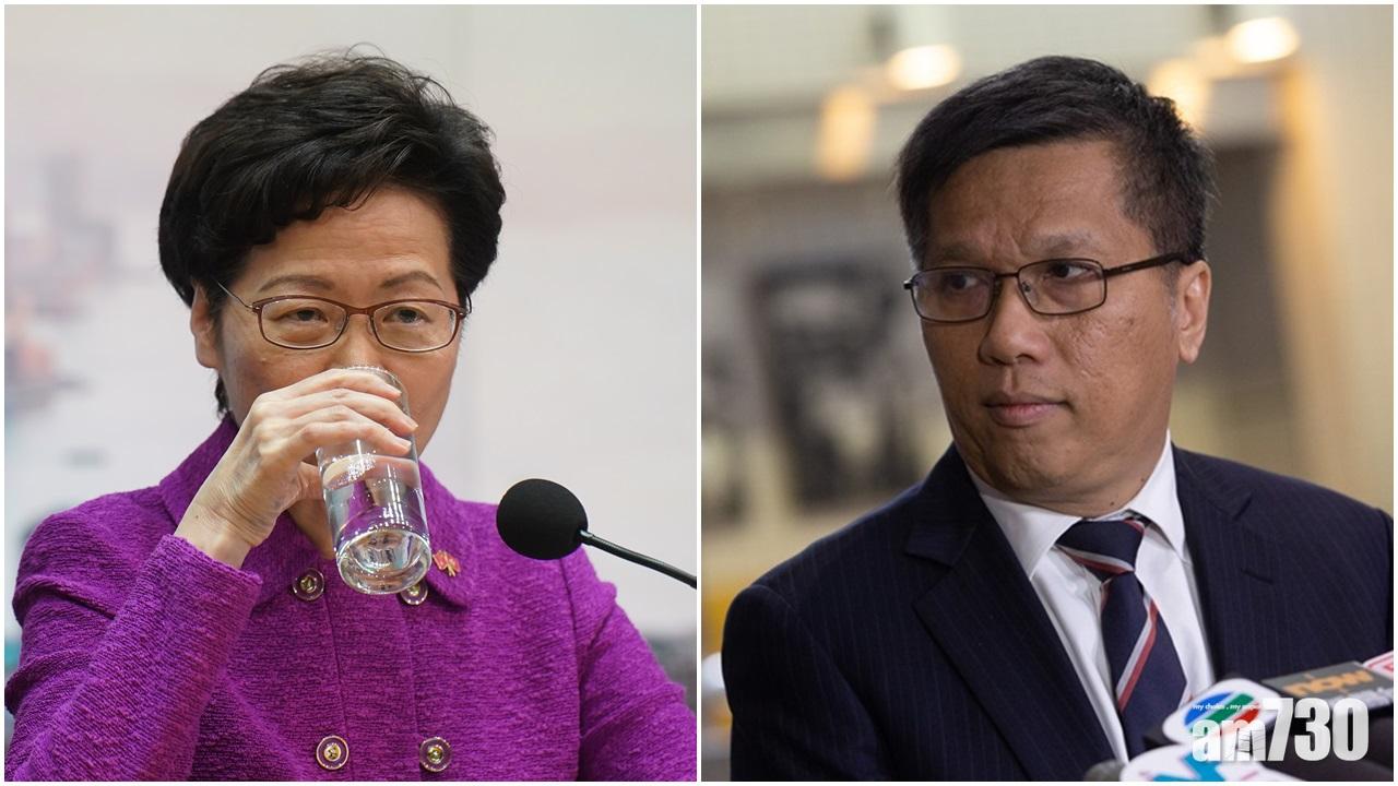 陳家樂(右)表示,對於特首林鄭月娥有關資助出售房屋研究引入漸進式按揭的建議,房委會需要時間研究是否做得到。(資料圖片)